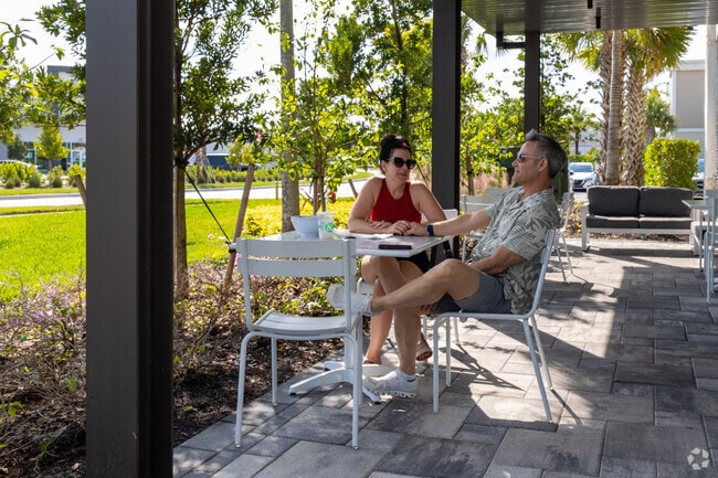 Esplanade Golf and Country Club residents can enjoy the weather at several local restaurants.