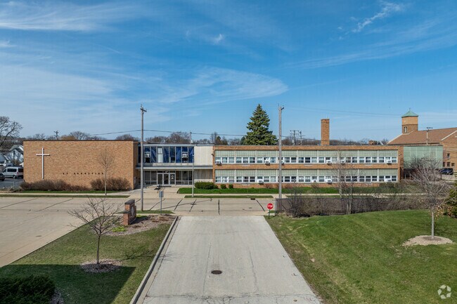 The Richardson School is nestled within a West Allis neighborhood.