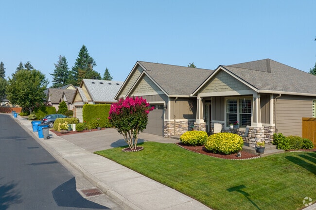 Contemporary homes on NE 13th Way sit close together on compact Fircrest lots.