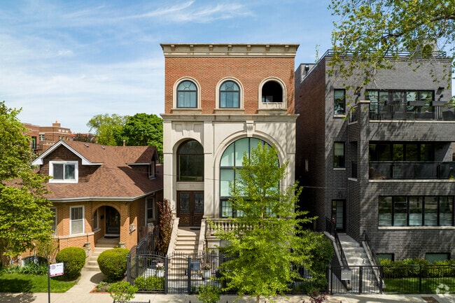 Luxury living in West Depaul can be found in its many large contemporary homes.