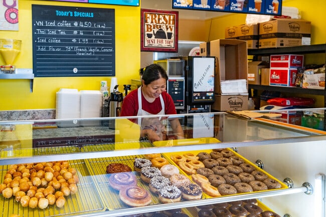 The service at Tasty Donuts in Okolona is friendly and fast.