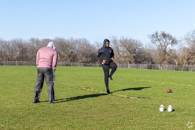 Local athletes of Princeton enjoy training at J.M. Caldwell St. Community Park.