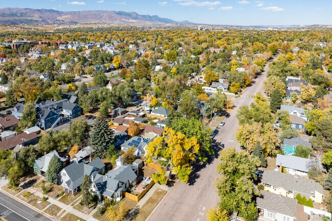 Middle Shooks Run neighborhood is located next to Downtown Colorado Springs.