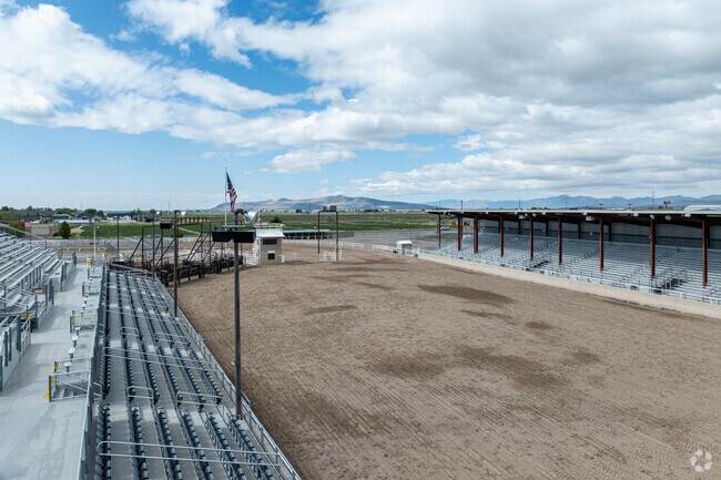 The annual Golden Spike Rodeo takes place in Tremonton.