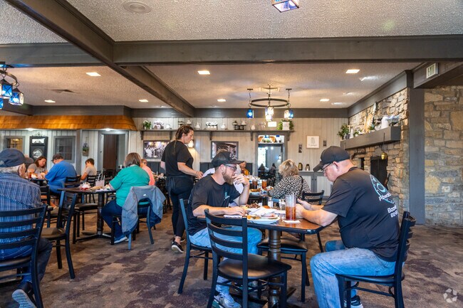 Gray Brothers Cafeteria near West Newton is always bustling with people dining.
