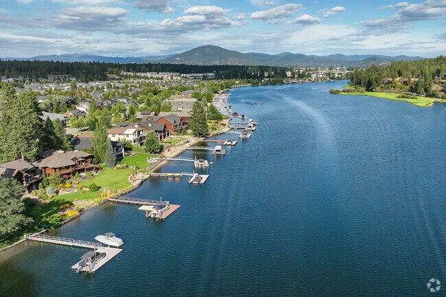 The Spokane River winds its way through the community of Spokane River District.