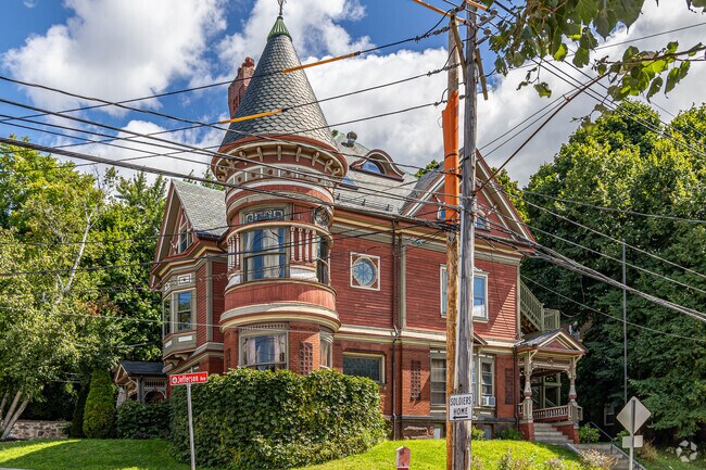 Victorian homes in Broadway are often converted into condos.
