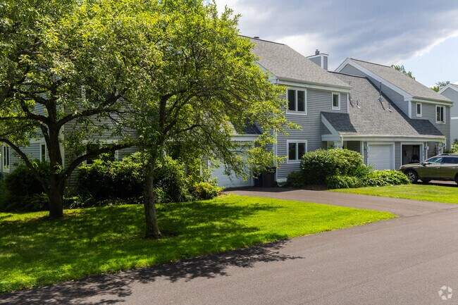 Cozy townhouses can be found in Appletree Point in the North end of Burlington.