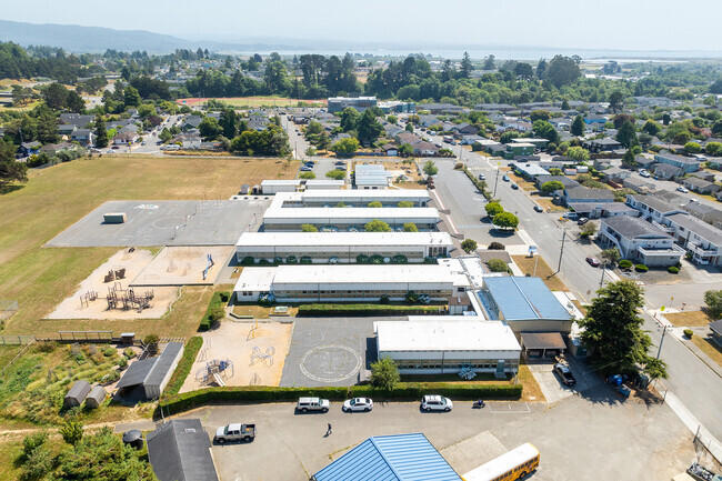 Arcata Elementary School is a short drive form Downtown Arcata.