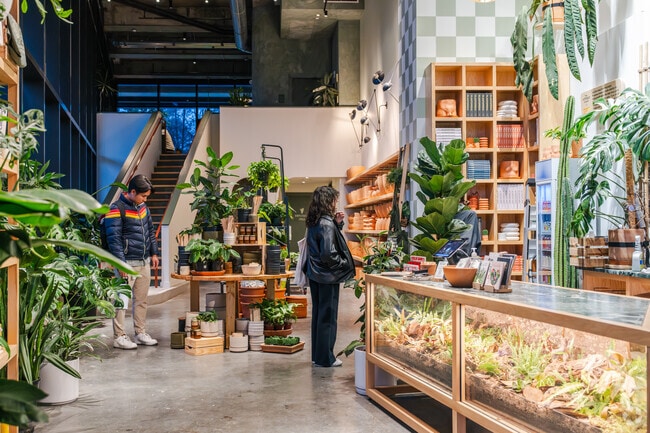 The Victorian is a beloved plant store that features a bar on the 2nd floor that opened in O4W.