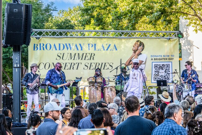 Dance and sing along at the Walnut Creek Broadway Plaza Summer Sounds Concert.