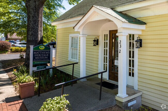 You can learn about Matthews history at the Heritage Museum.