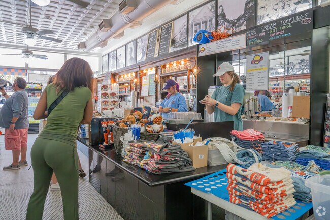 Toomer's Drugs is a popular ice cream shop that is famously known for their lemonade.