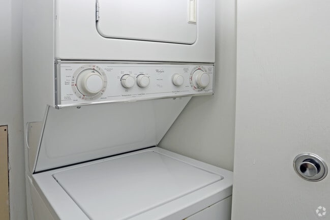 Optional washer and dryer