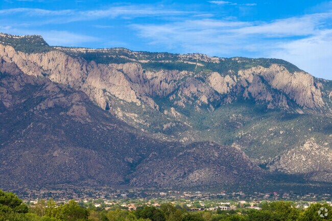 On top of having sports stadiums, access to UNM and great food UNM South also has stellar views.