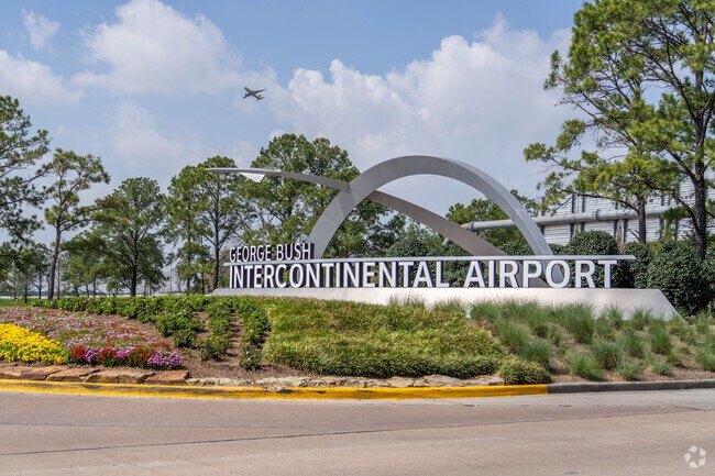 George Bush Intercontinental Airport is located just a short drive from East Aldine.