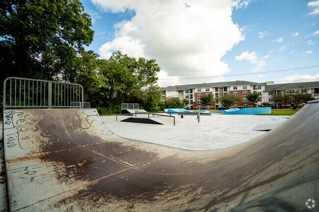 Practice your half pipe skills at Woodland Skateboard Park in Phoebus.