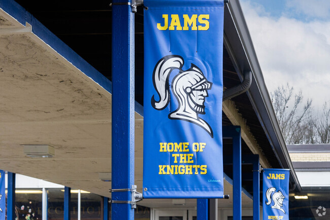 Most of the students in John Adams Middle School are performing at or above grade level.