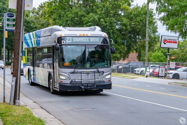 Shannon Park locals can enjoy a car-free commute with the local CATs bus system.