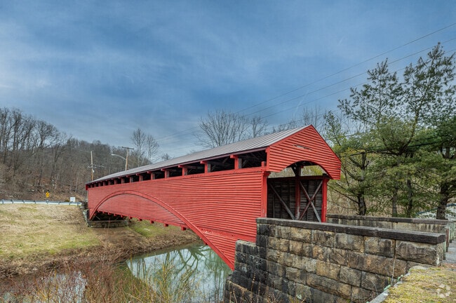 The Barrackville Covered Bridge sits outside of Fairmont but is no longer in use.