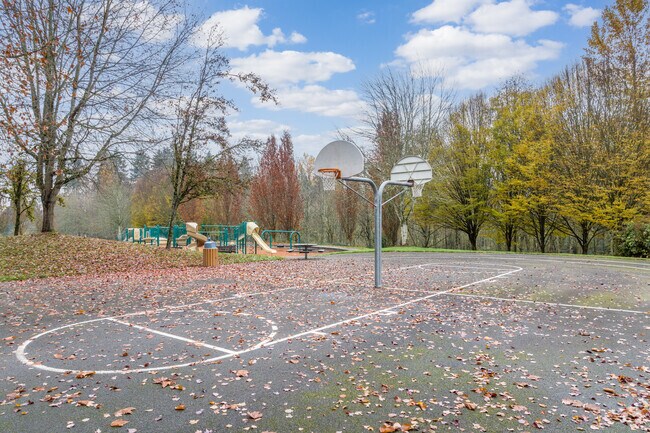 Cascade View Neighborhood Park's basketball court.