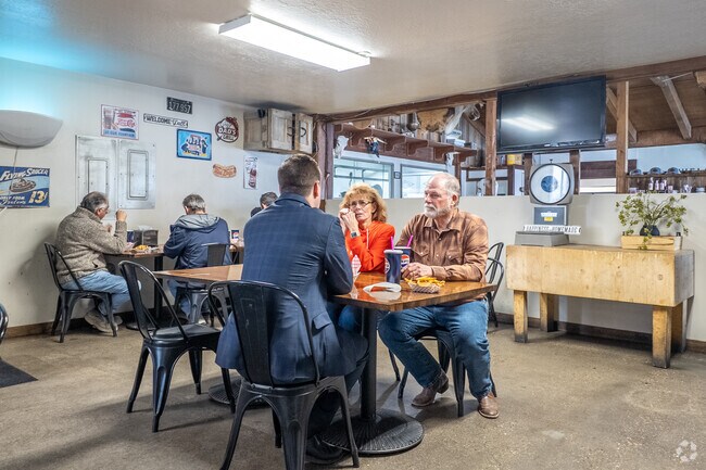 Ashton’s Burger Barn serves American fare in Delta’s Main Street district.