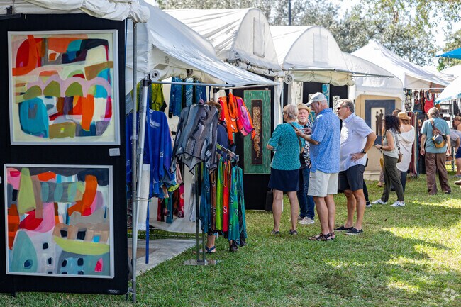 Lake Park residents love to admire and buy artwork at the 28th Annual Art Fest.