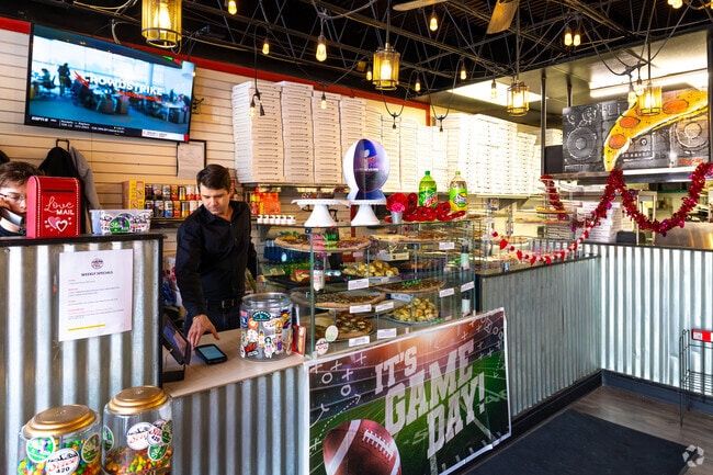 Grab some great pizza at Slice 420, it's in the Old Colorado City neighborhood.