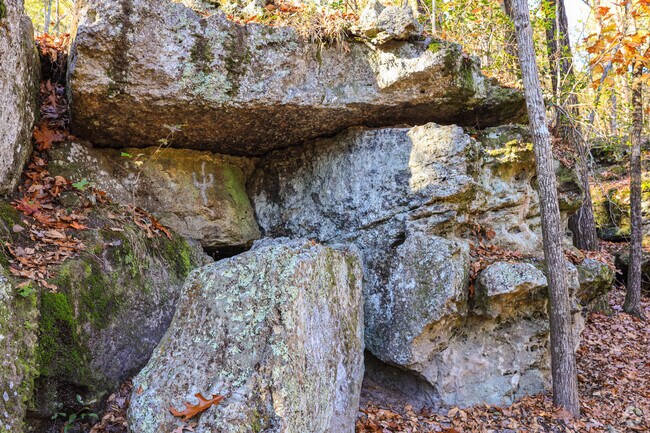 Peachtree Rock Heritage in Edmund is located on the edge of town and is rich with boulders.
