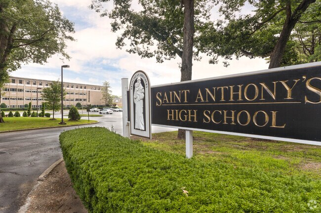 St Anthony's High School in South Huntington is a Roman Catholic college preparatory school.