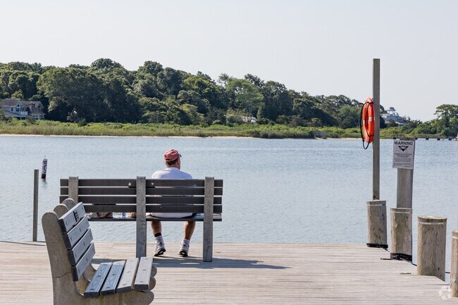 Eastport Bay offers scenic views throughout the year.