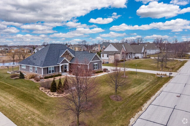 Many homes in Mequon have expansive yards to enjoy.