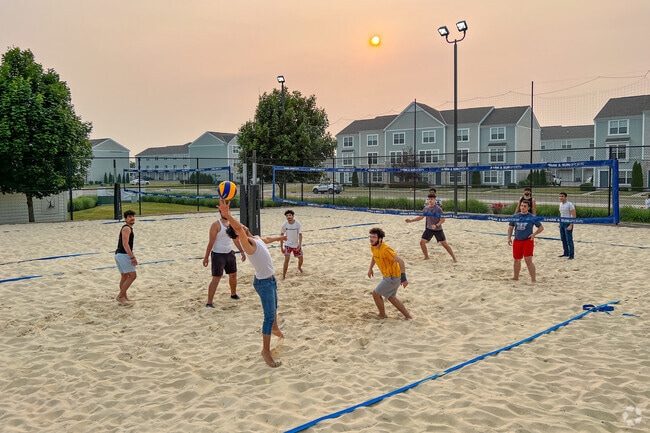 Sand volleyball is a popular sport at Lifestyle Communities of Dublin in Tuttle West.