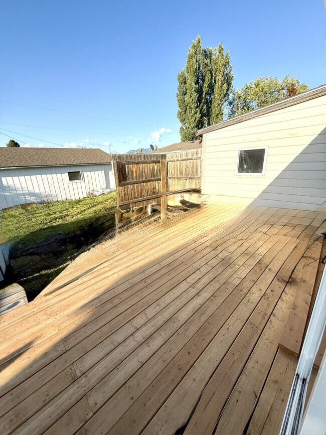 Back deck