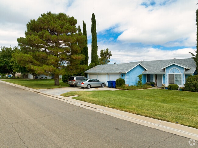 Many colorful ranch-style homes sit along residential streets in Littlerock.