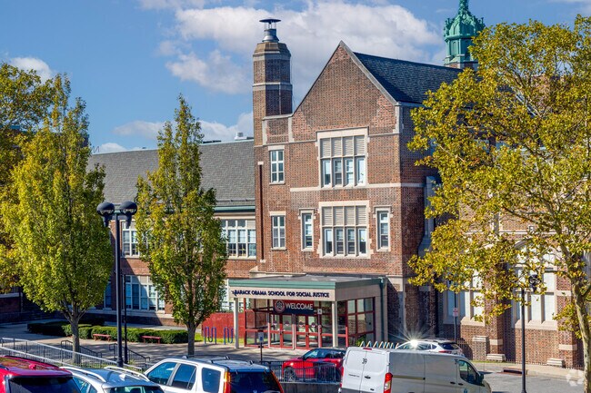 Students attend Barack Obama School for Social Justice for seventh through 12th grade.