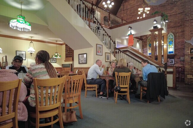 Freemason Abbey Restaurant in downtown Norfolk is located in a historic church.