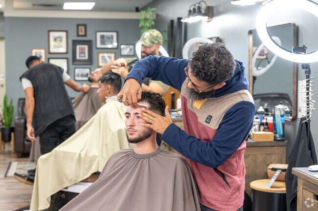 Get a fresh cut at Mission Barbershop.