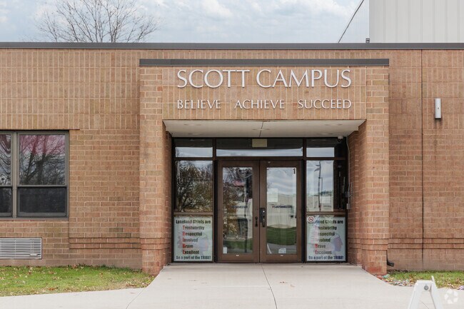 Lakeland Elementary School in Scott, PA is in the top 50% of all schools in PA for test scores.