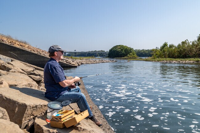 The Susquehanna River Walk in Williamsport, PA, is known for excellent fishing opportunities.