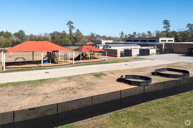 Austin Elementary School children can release their energy at recess.