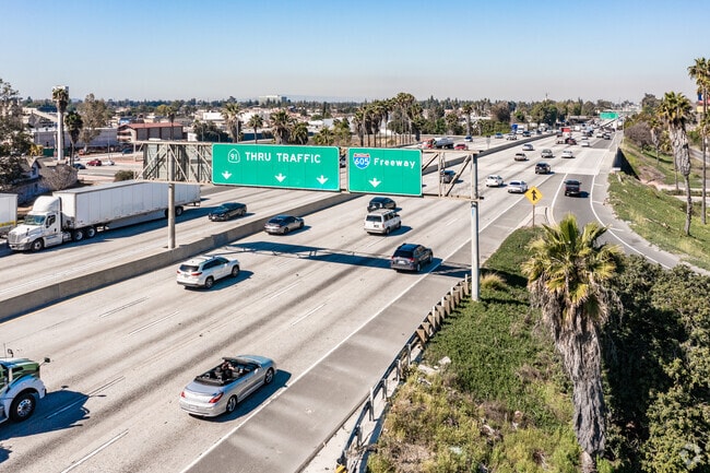 Artesia connects to the rest of Los Angeles via the 91 and 605 freeways.