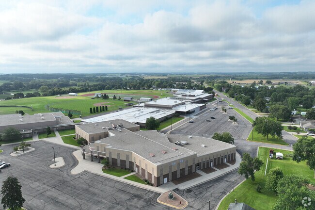 Sauk Centre Middle School shares its campus with the elementary and secondary schools.