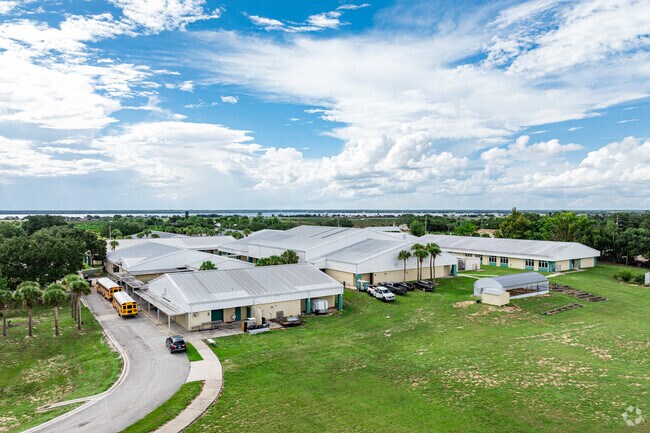 Lake Placid Middle School is conveniently located next to the high school.