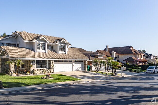 Bixby Hill is the smallest of the three neighborhoods named for the Bixby family, but it contains some of the larger houses like this row of new traditionals.