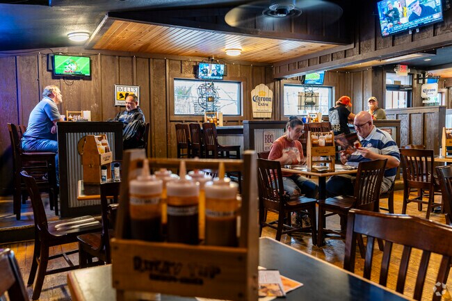 Rocky Top Beer BBQ is known for its beer and food in the Lansing Avenue Heights neighborhood.