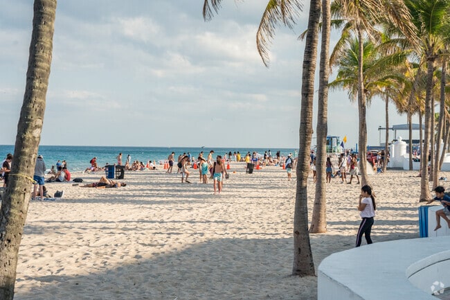 The Fort Lauderdale Beach is a short drive from Seven Isles.