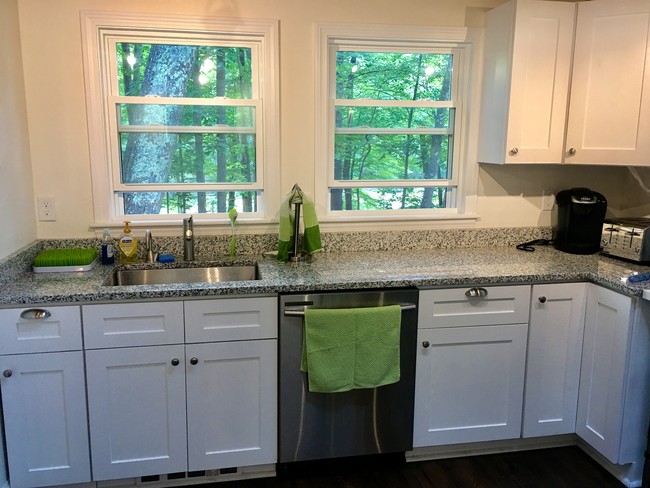 Dishwasher and great views