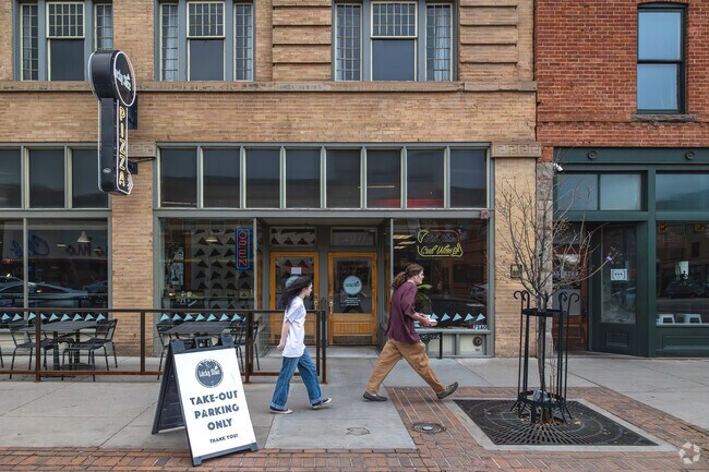 Enjoy a slice of New York style pizza at Luck Slice in downtown Ogden.