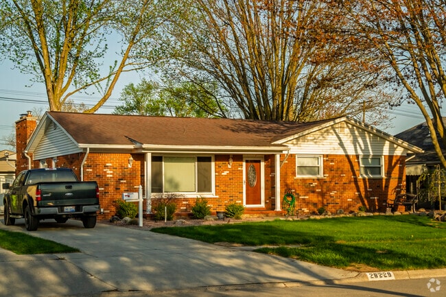 Traditional minimal homes in Downtown Flat Rock are very charming and well-kept.